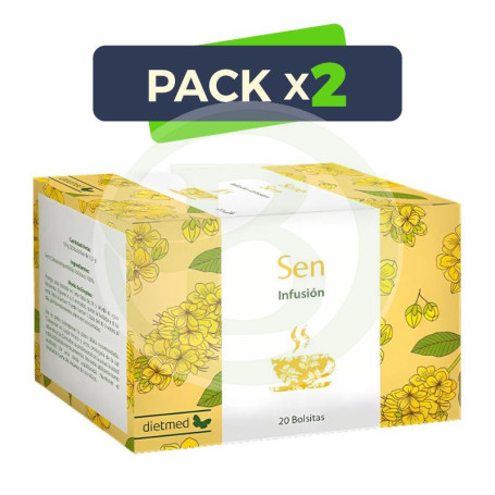 Pack 2x Infusión Sen 20 Bolsitas Dietmed