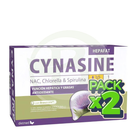 Pack 2x Cynasine Hepafat 30 Ampollas Dietmed