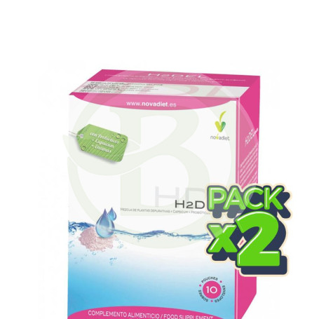 Pack 2x H2Del 10 Sobres Novadiet