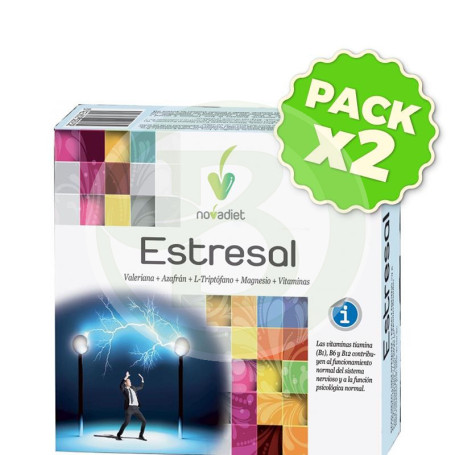 Pack 2x Estresal 60 Cápsulas Novadiet