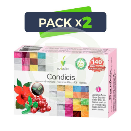Pack 2x Candicis 30 Cápsulas Novadiet