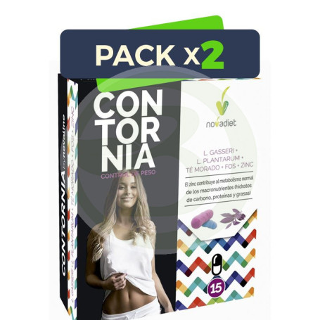 Pack 2x Contornia 15 Cápsulas Novadiet