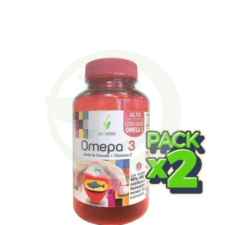 Pack 2x Epanova Plus 90 Cápsulas Novadiet