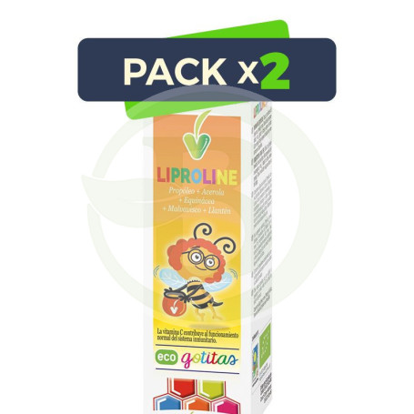 Pack 2x Liproline Gotita Infantil 50Ml. Novadiet