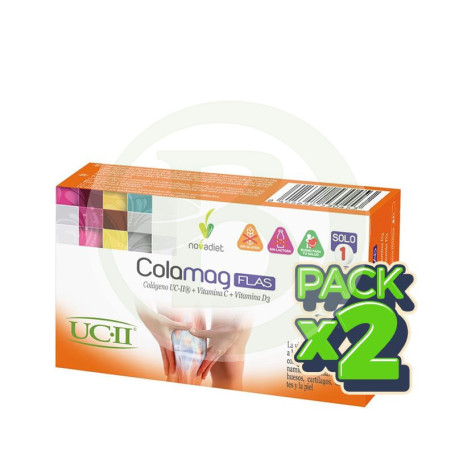 Pack 2x Colamag Flas 30 Comprimidos Nova Diet