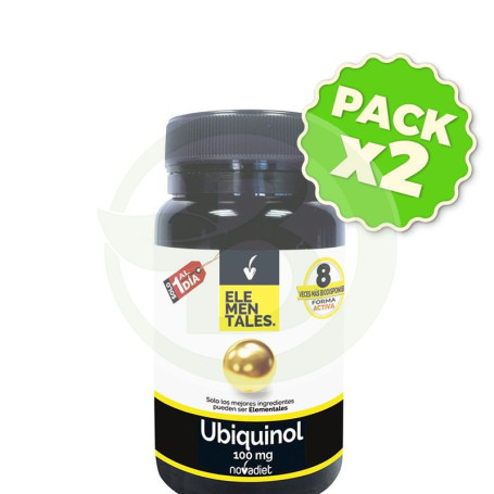 Pack 2x Ubiquinol 100Mg. 30 Cápsulas Nova Diet