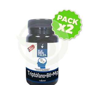Pack 2x TriptÓfano+Vit+B6+Mg 30 CÁpsulas Nova Diet