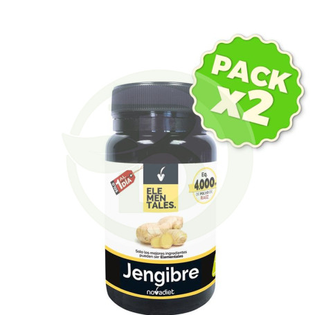 Pack 2x Jengibre 30 Cápsulas Nova Diet