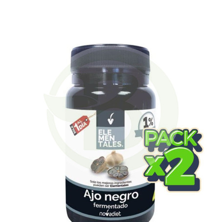 Pack 2x Ajo Negro Fermentado 30 Cápsulas Nova Diet
