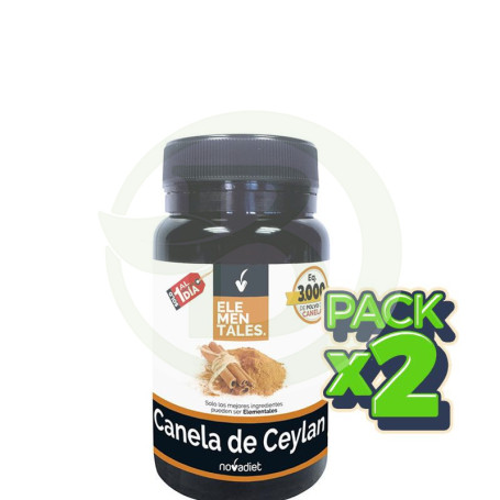 Pack 2x Canela De Ceylan 30 Cápsulas Nova Diet