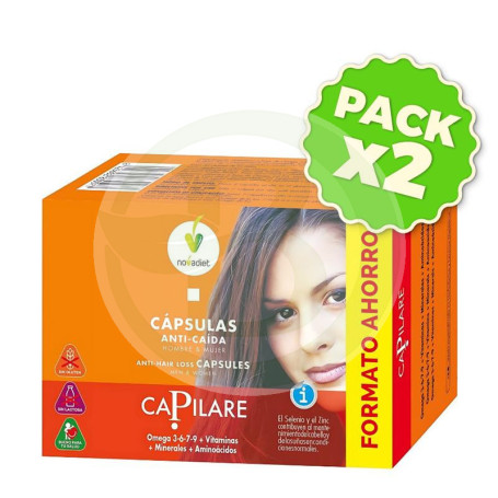 Pack 2x Capilare 120 Capsulas-Formato Ahorro- Nova Diet