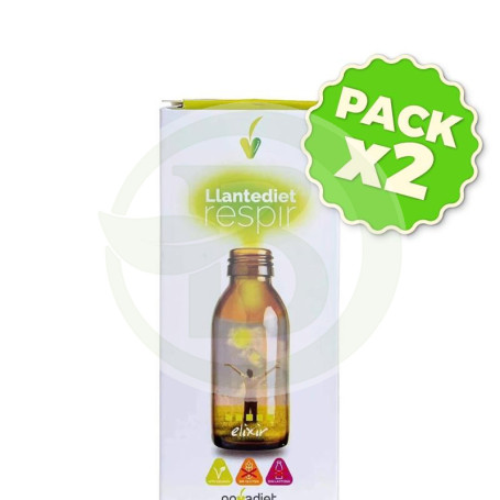 Pack 2x Llantediet Respir Nac 250 Ml Nova Diet