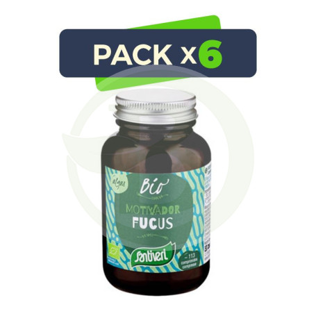 Pack 6x Alga Fucus Bio 113 Comprimidos Santiveri