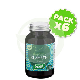 Pack 6x Alga Klamath 70 Comprimidos Santiveri