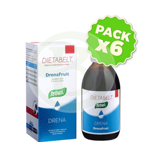 Pack 6x Db-Drenafruit 240Ml. Santiveri