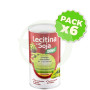 Pack 6x Lecitina Bote 400Gr. Santiveri