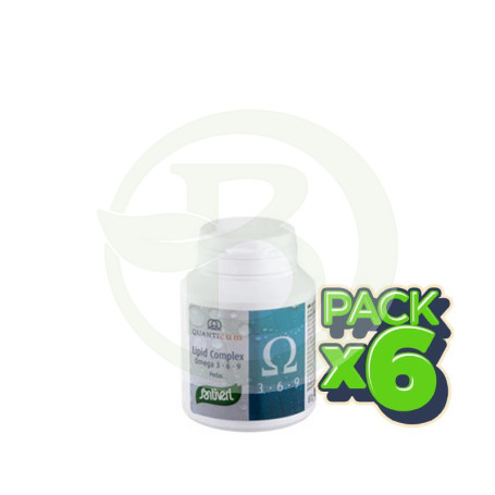Pack 6x Lipid Complex Omega 3-6-9 125 Perlas Santiveri