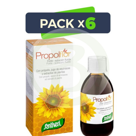 Pack 6x Propolflor Forte 200Ml. Santiveri