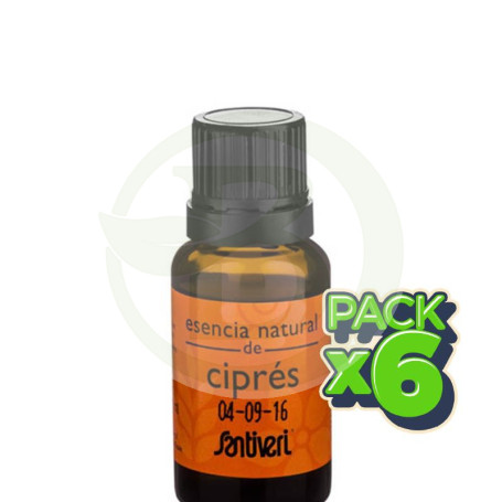 Pack 6x Aceite Esencial de Ciprés 14Ml. Santiveri