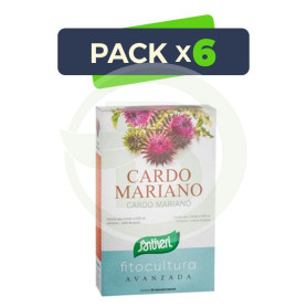 Pack 6x Cardo Mariano 40 Cápsulas Santiveri