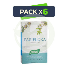 Pack 6x Pasiflora 40 Cápsulas Santiveri