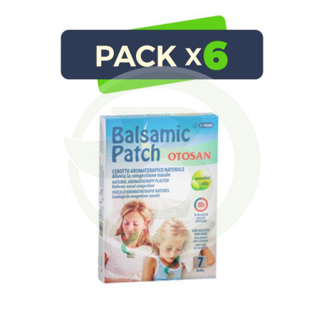 Pack 6x Otosan Parches Bálsamicos Santiveri