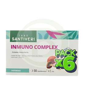 Pack 6x Inmuno Complex 30 Comprimidos Santiveri