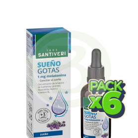 Pack 6x Sueño Gotas 45Ml Santiveri
