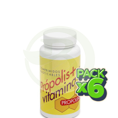Pack 6x Propolina 50 Comprimidos Artesanía Agrícola
