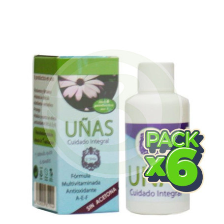 Pack 6x Tratamiento Integral Uñas 60 Ml. Shila