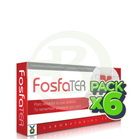 Pack 6x Fosfater 40 Cápsulas Tegor