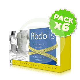 Pack 6x Abdolis 60 Cápsulas Tegor