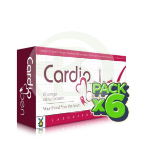 Pack 6x Cardioben 60 Cápsulas Tegor