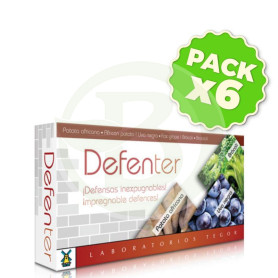 Pack 6x Defenter 40 Cápsulas Tegor