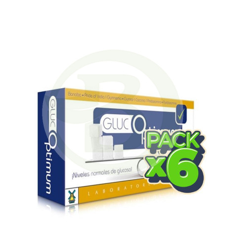 Pack 6x Glucoptimum 60 Cápsulas Tegor