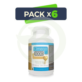 Pack 6x Omega 1.000 120 Perlas Tegor