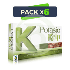 Pack 6x Potasio Kelp 40 Cápsulas Tegor