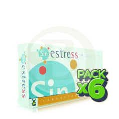 Pack 6x Sinestress 30 Cápsulas Tegor