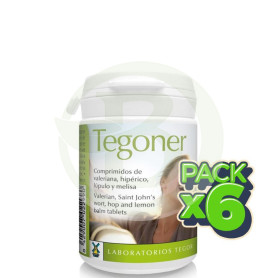 Pack 6x Tegoner 120 Cápsulas Tegor