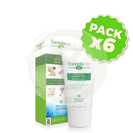 Pack 6x Cannabidol Crema 75Ml. Tegor