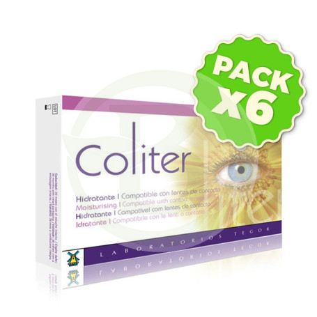 Pack 6x Coliter 10 Viales De 0,5Ml. Tegor