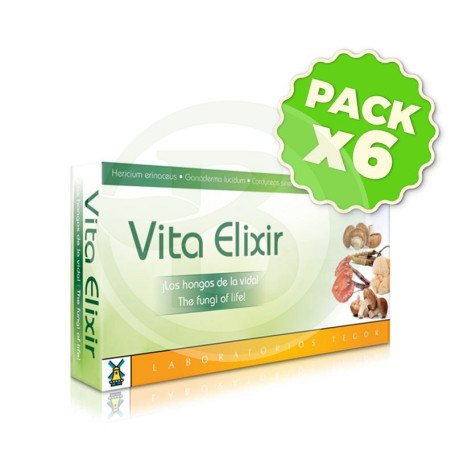 Pack 6x Vita Elixir 60 Cápsulas Tegor