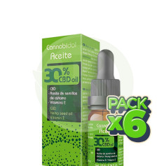 Pack 6x Cannabidol Aceite 30% 10Ml Tegor