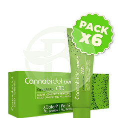 Pack 6x Cannabidol Crema 75Ml Tegor