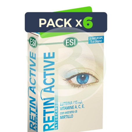 Pack 6x Retin Active 20 Cápsulas Esi - Trepat Diet