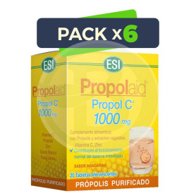 Pack 6x Propolaid Propol C 20 Tabletas ESI - Trepat Diet