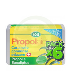 Pack 6x Propolaid Pastilla Blanda Eucalipto 50Gr. ESI - Trepat Diet