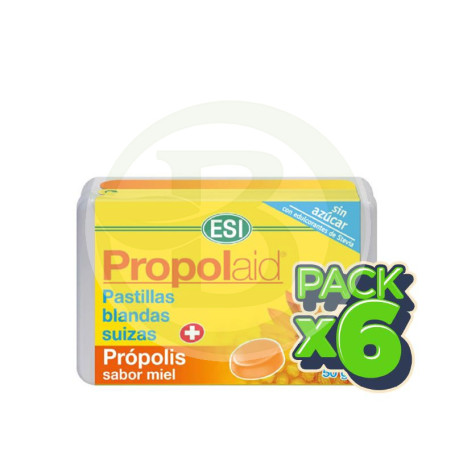 Pack 6x Propolaid Pastilla Blanda Miel 50Gr. ESI - Trepat Diet