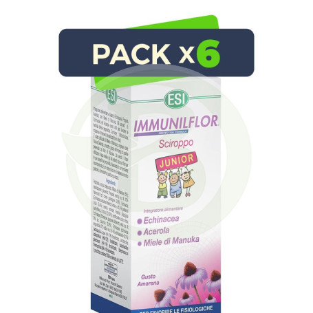 Pack 6x Immuniflor Junior Jarabe 180Ml. ESI - Trepat Diet