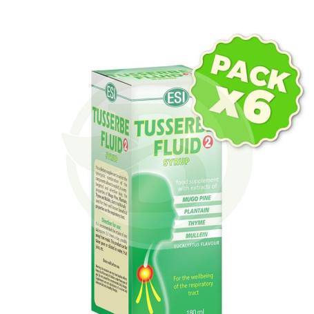 Pack 6x Tusserbe Fluid 2 180Ml. ESI - Trepat Diet